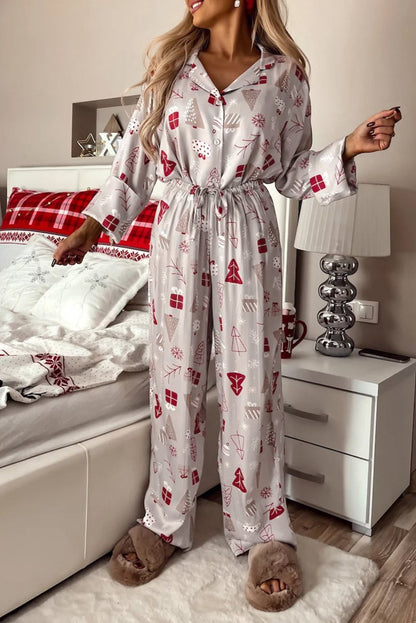 Christmas Shirt and Pants Pajama Set