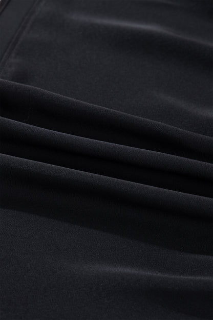 Flounced 3/4 Sleeve Tiered Maxi Dress