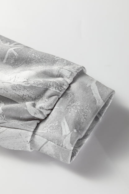 Plus Size Camo Woodland Oversize Hoodie