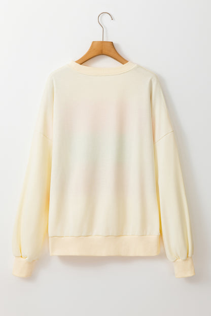 Colorblock Reverse Seam Crewneck Sweatshirt