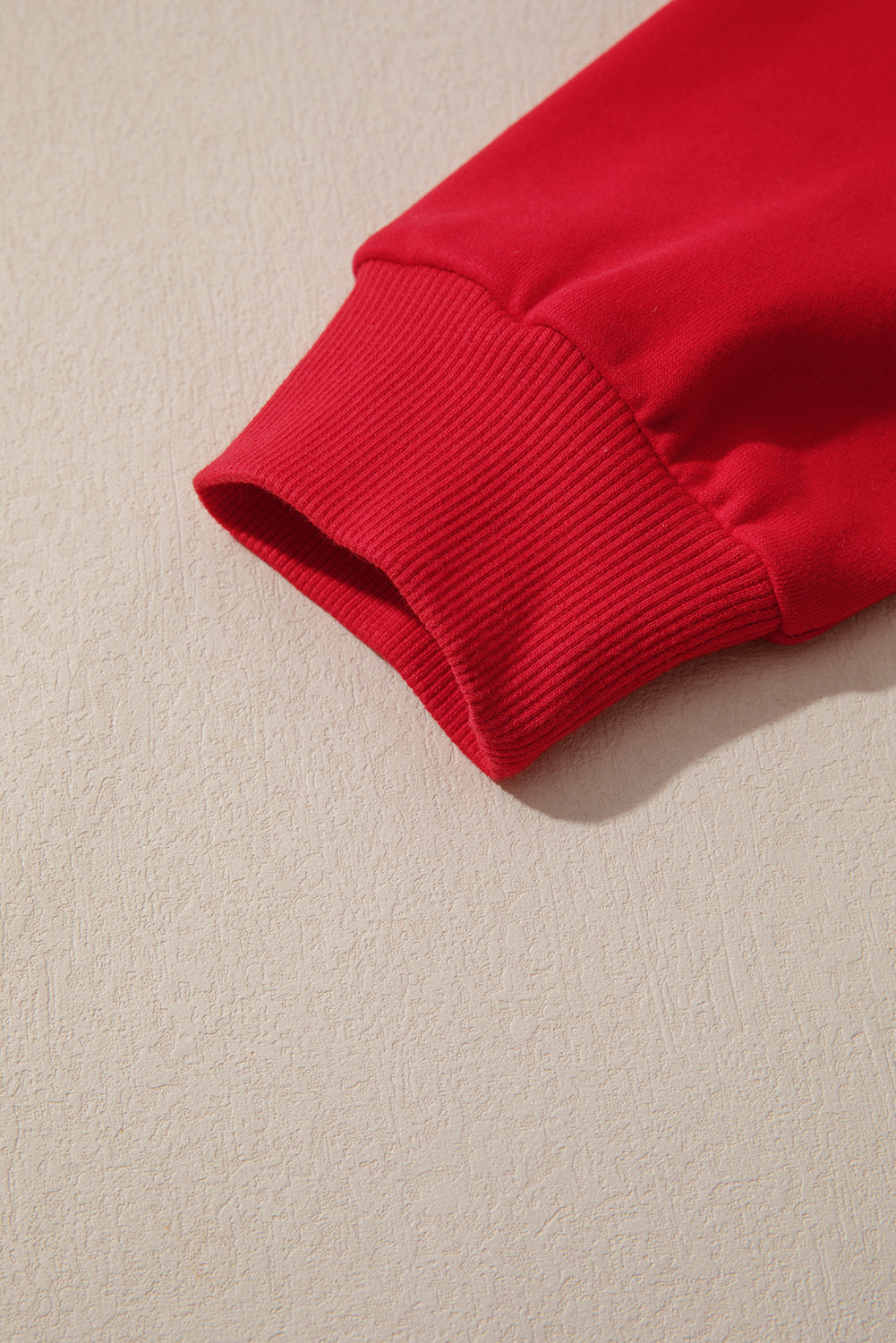 Christmas Merry and Bright Plaid Embroidered Crewneck Sweatshirt