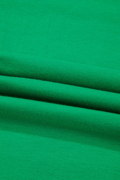 Solid Short Sleeve Crew Neck Tee