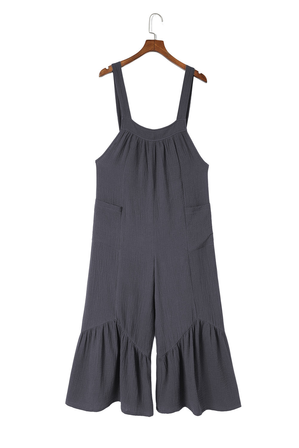 Ruffle Wide Leg Jumpsuit