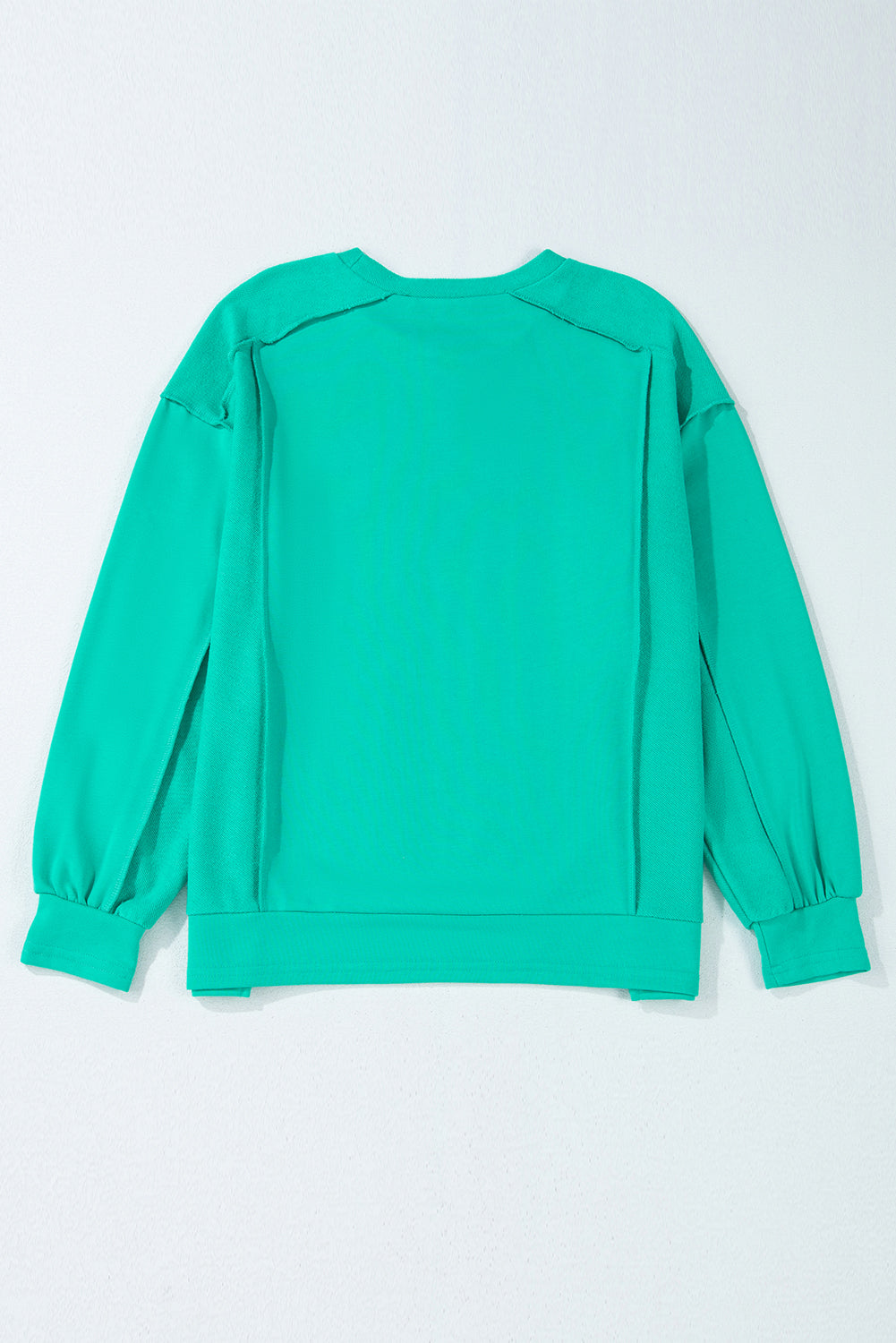 Reverse Seam Round Neck Sweatshirt