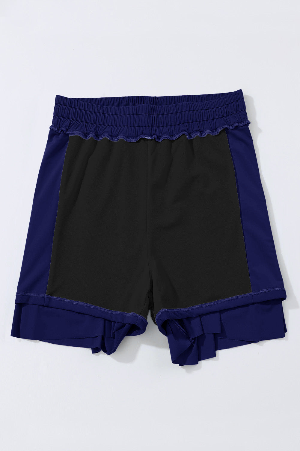 Ruffle Drawstring Elastic Waist Bikini Swim Shorts