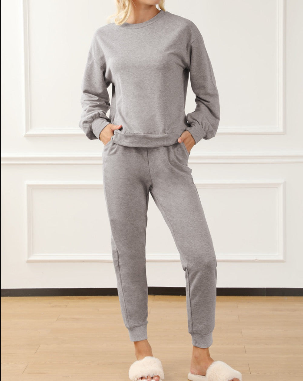 Casual Pullover and Jogger Set