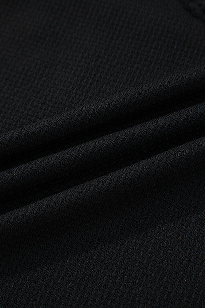 Lace Patchwork Flounce Sleeve Top