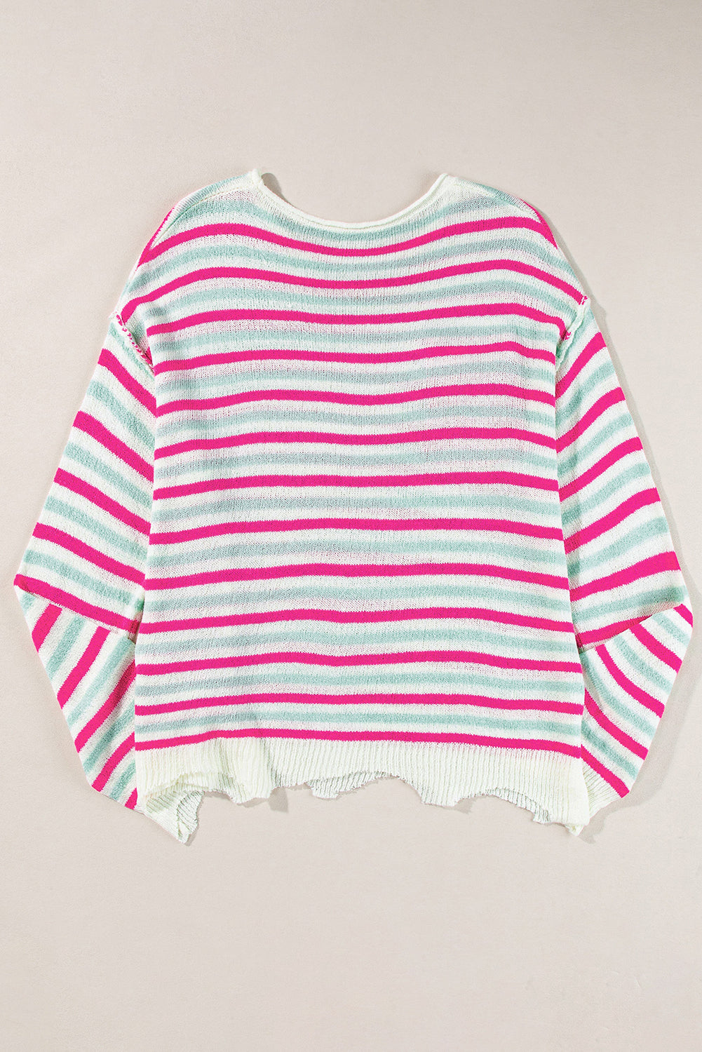 Stripe Chest Pocket Oversized Sweater