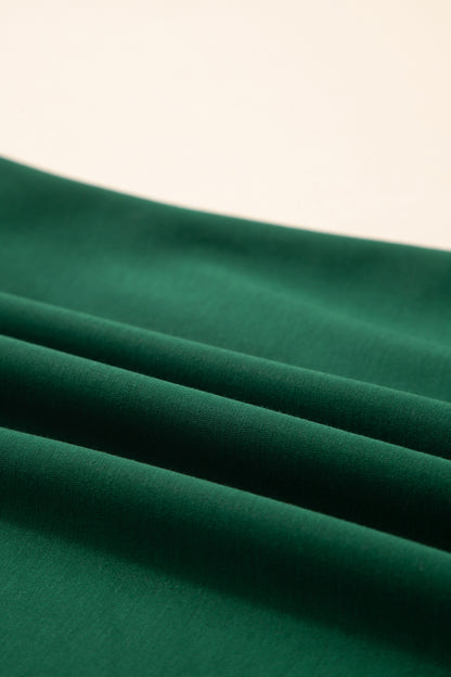 Leopard Colorblock Round Neck Short Sleeve T-Shirt