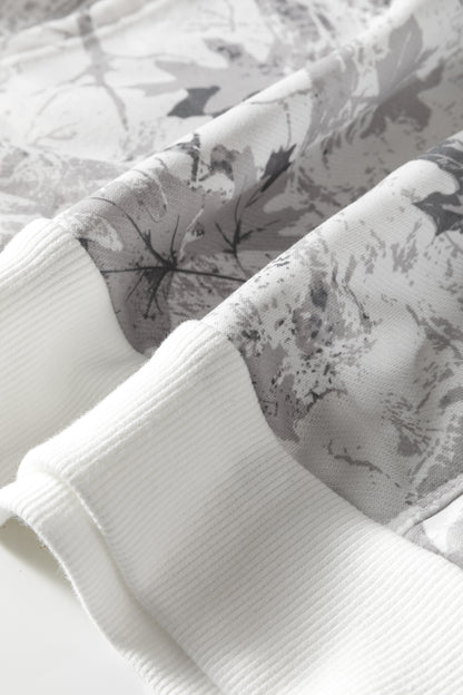 Woodland Camo Hoodie and Sweatpants Set