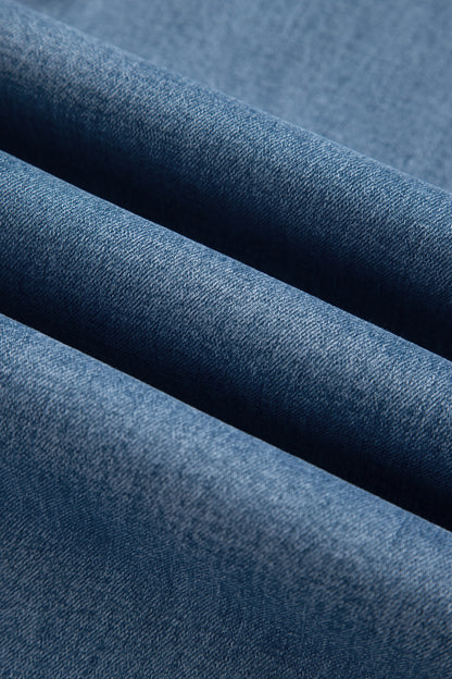 Solid Studded Side Seam Ankle Length Jeans