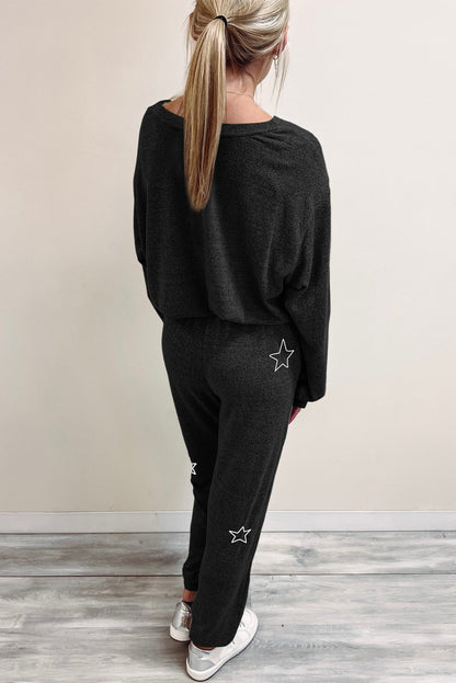 Stars Top and Pants Set