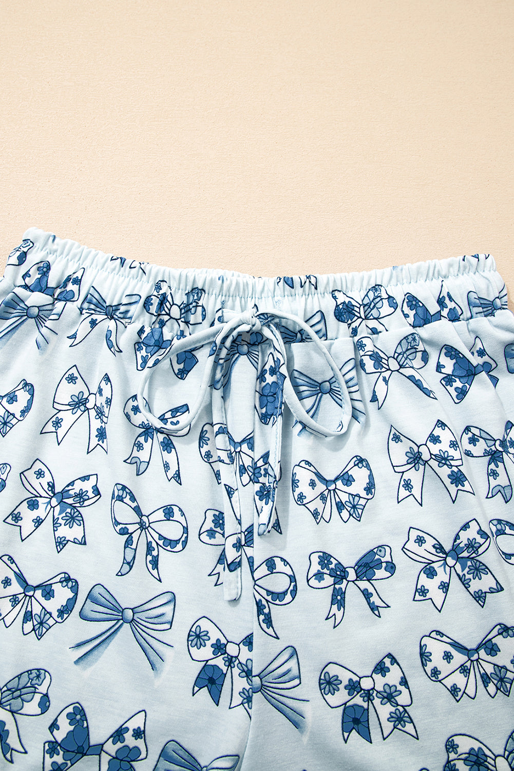 Valentine Cherry & Bow Top and Shorts Set