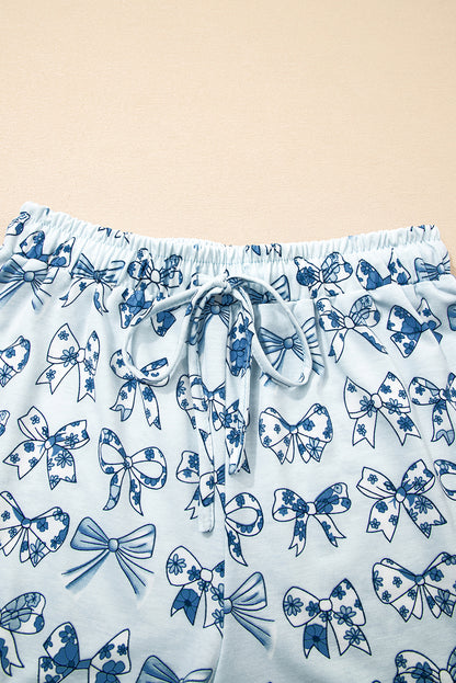 Valentine Cherry & Bow Top and Shorts Set