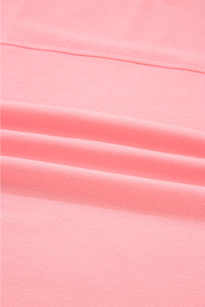 Floral Colorblock Patchwork 3/4 Sleeve Top