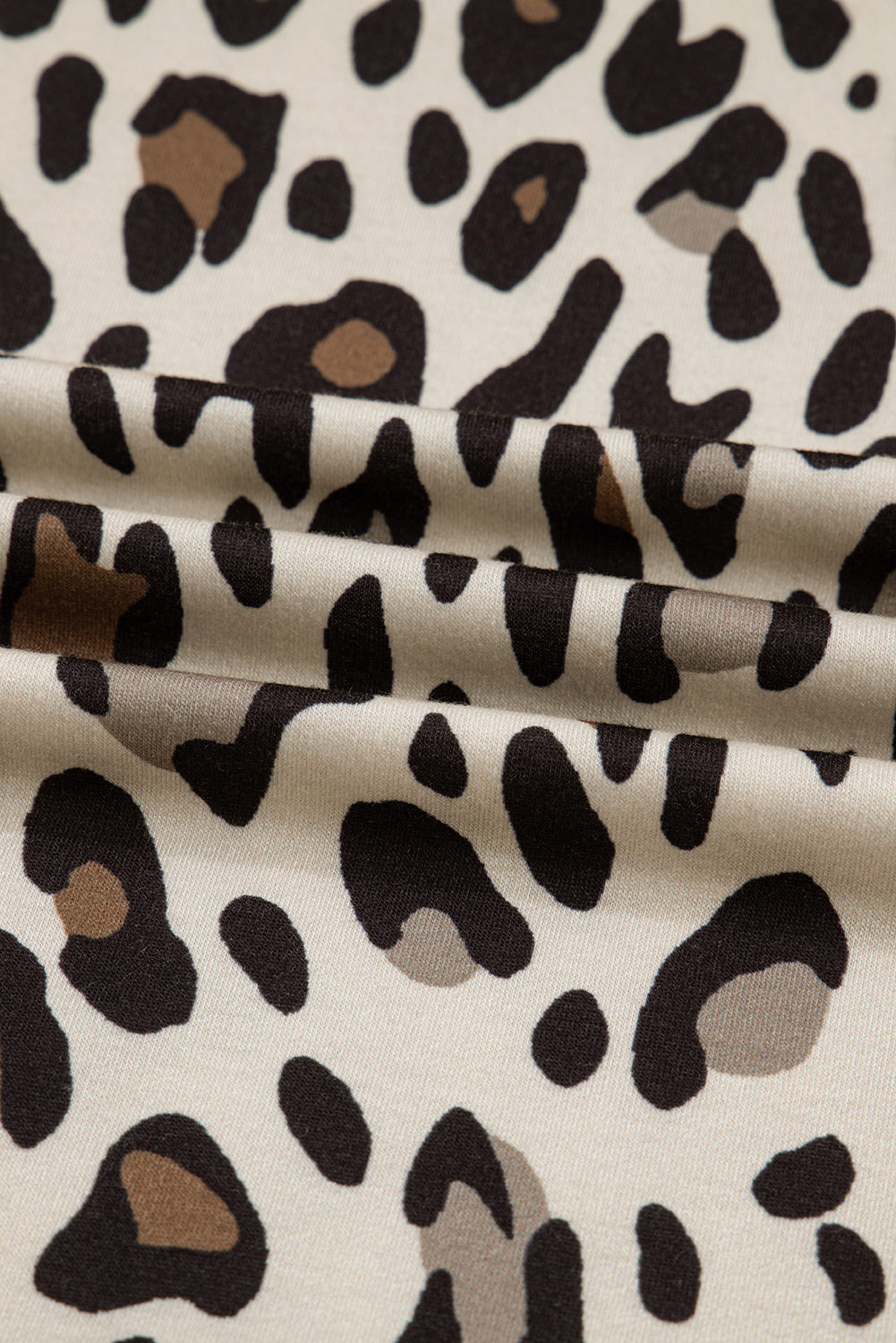 Leopard Wide Leg Cropped Pants