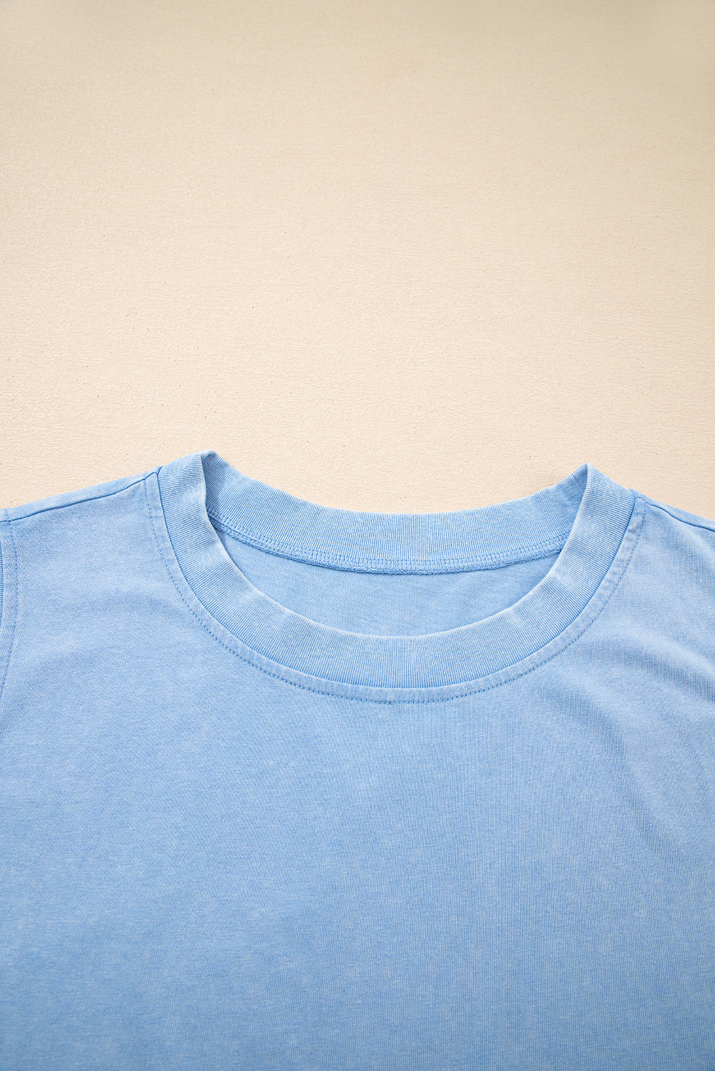 Mineral Wash Tank Top and Lined Split Skirt Set