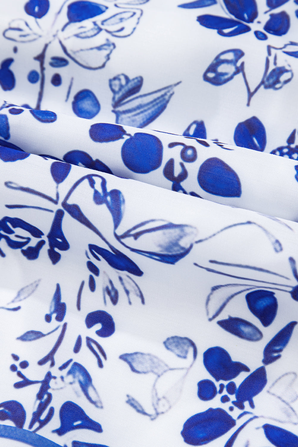 Floral Square Neck Bubble Sleeve Maxi Dress