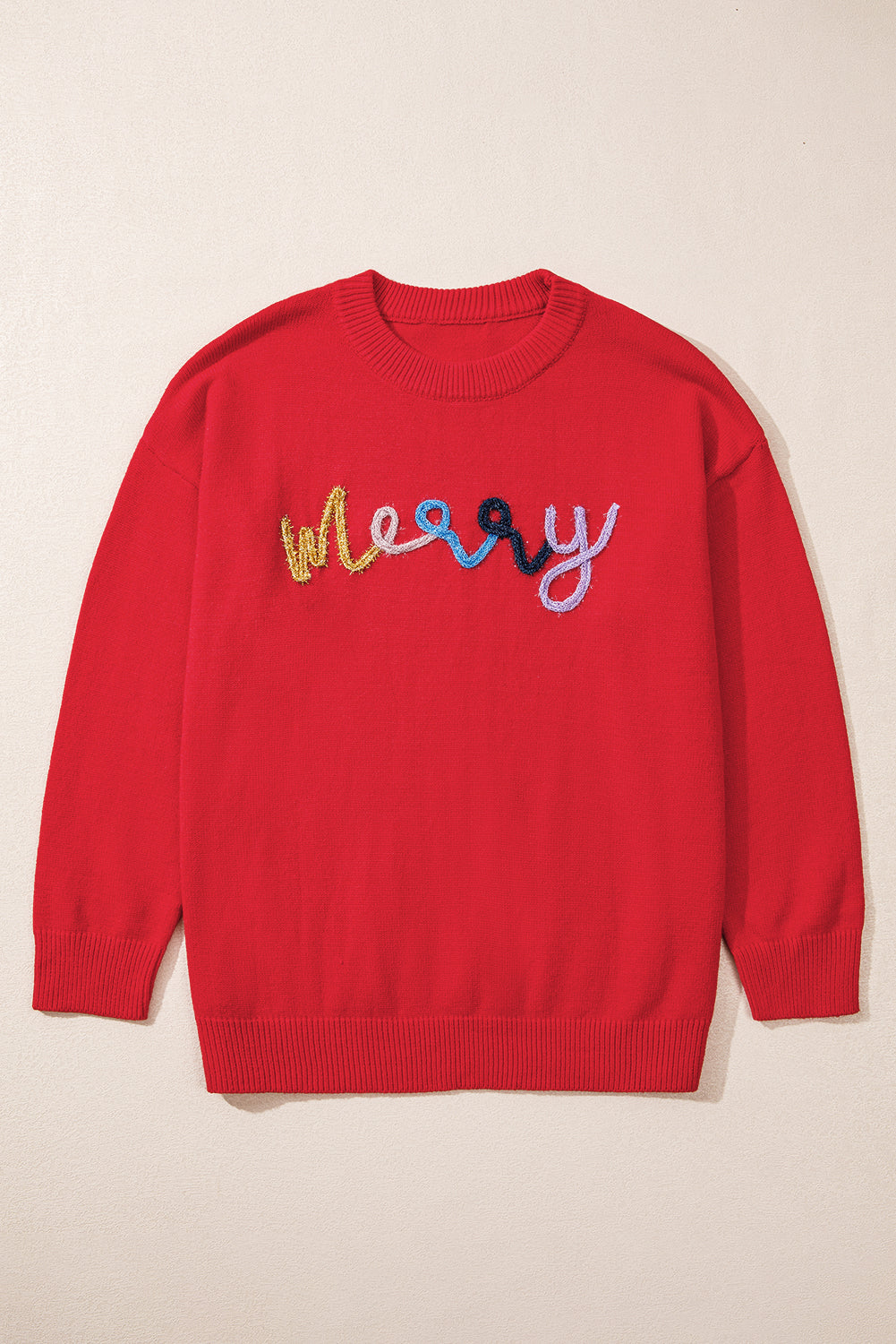 Merry Long Sleeve Sweater Plus Size