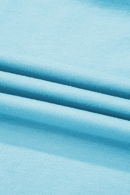 Colorblock Short Sleeve T-Shirt and Skort Set