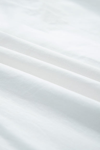 Flower Eyelet Embroidered Patchwork Sheer Shirt