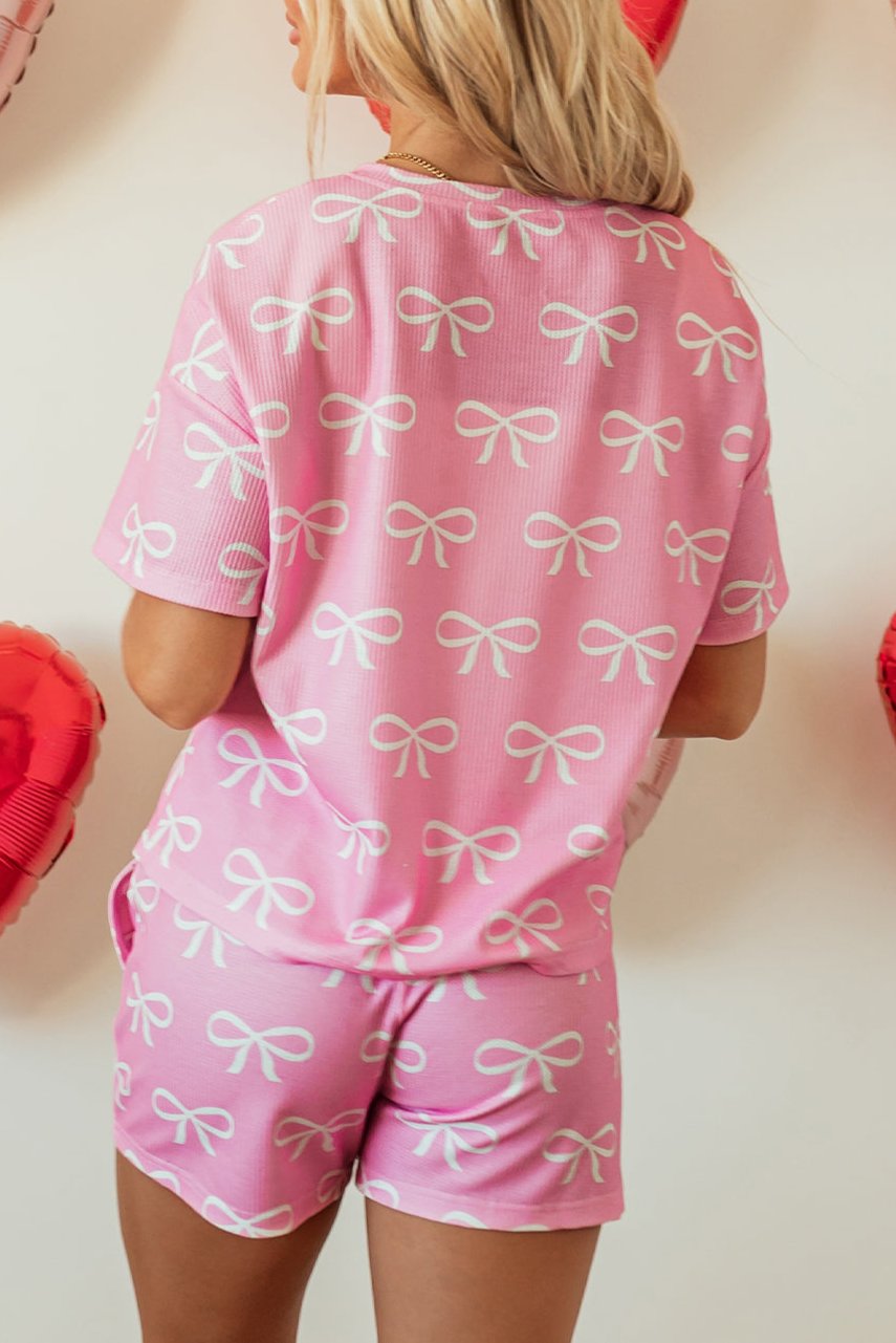 Bow T-Shirt and Shorts Set