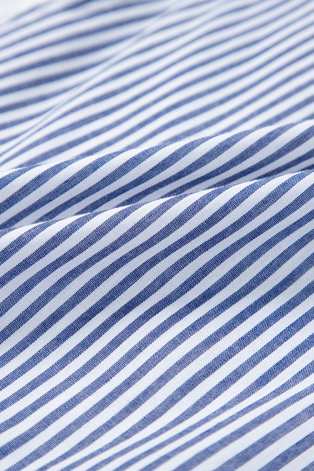 Stripe Sleeveless Contrast Ricrac Trim Mini Dress