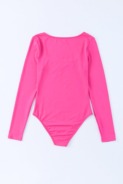 Square Neck Long Sleeve Bodysuit