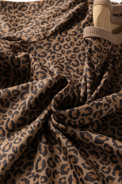 Leopard Short Sleeve Crewneck T-Shirt