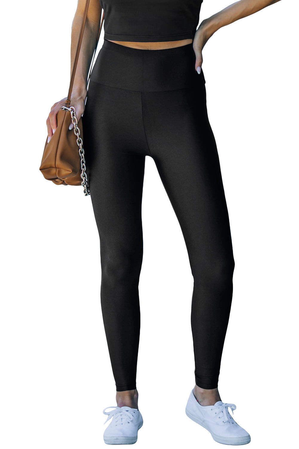 Solid High Waist Leggings