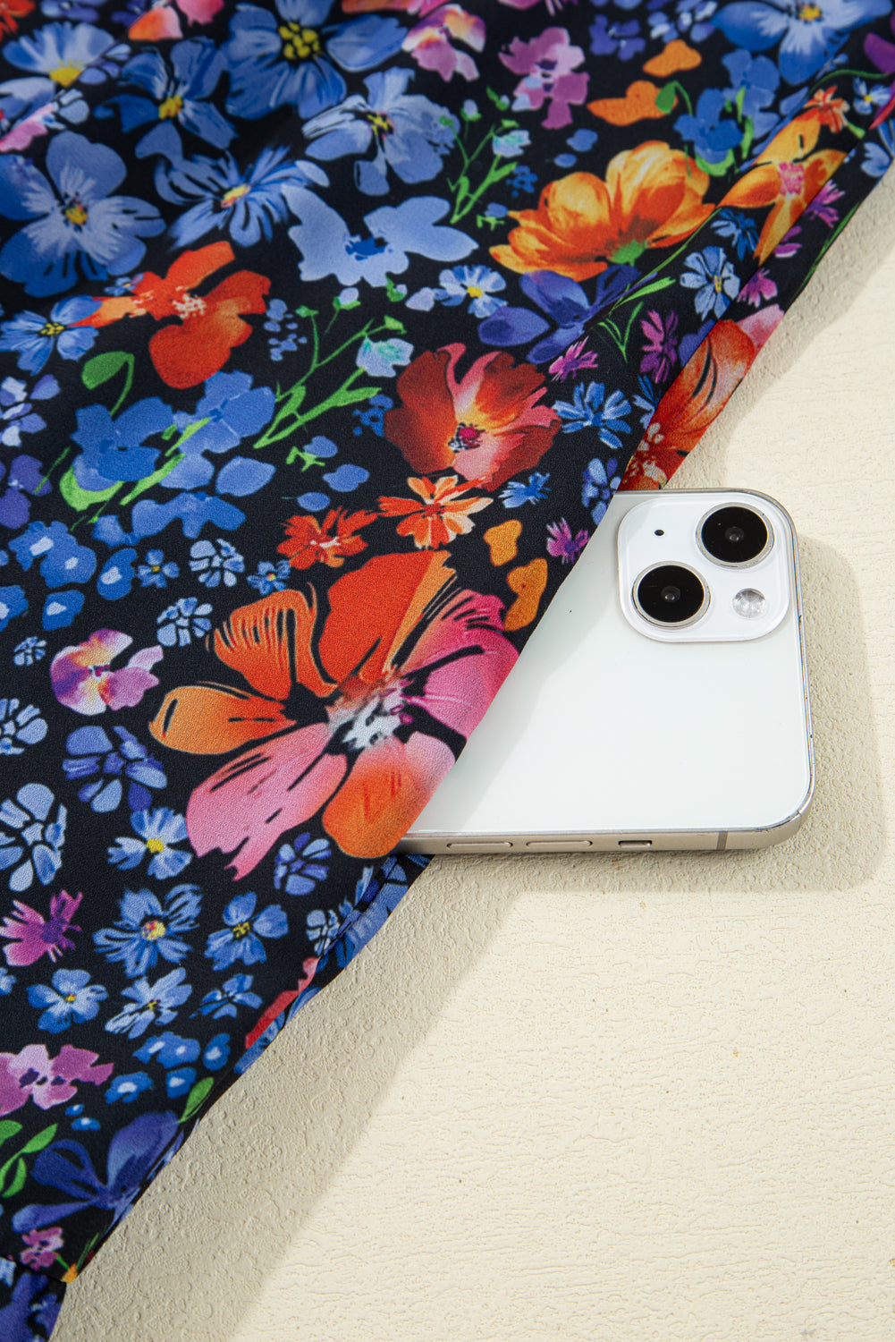 Floral V-Neck Long Sleeve Maxi Dress