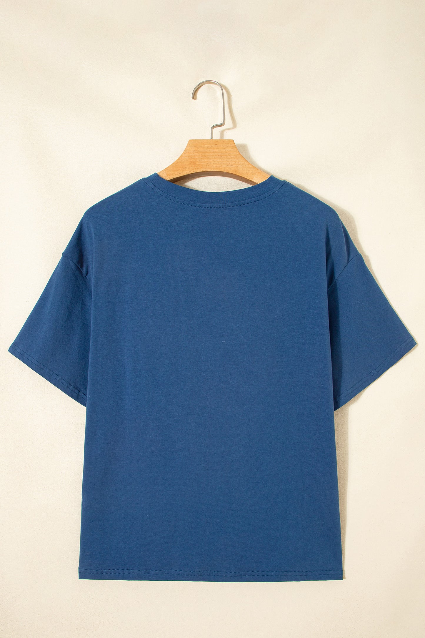 Colorblock Chest Pocket Patch Short Sleeve Top
