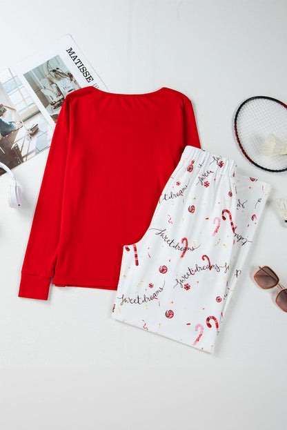 Christmas Top and Pants Set