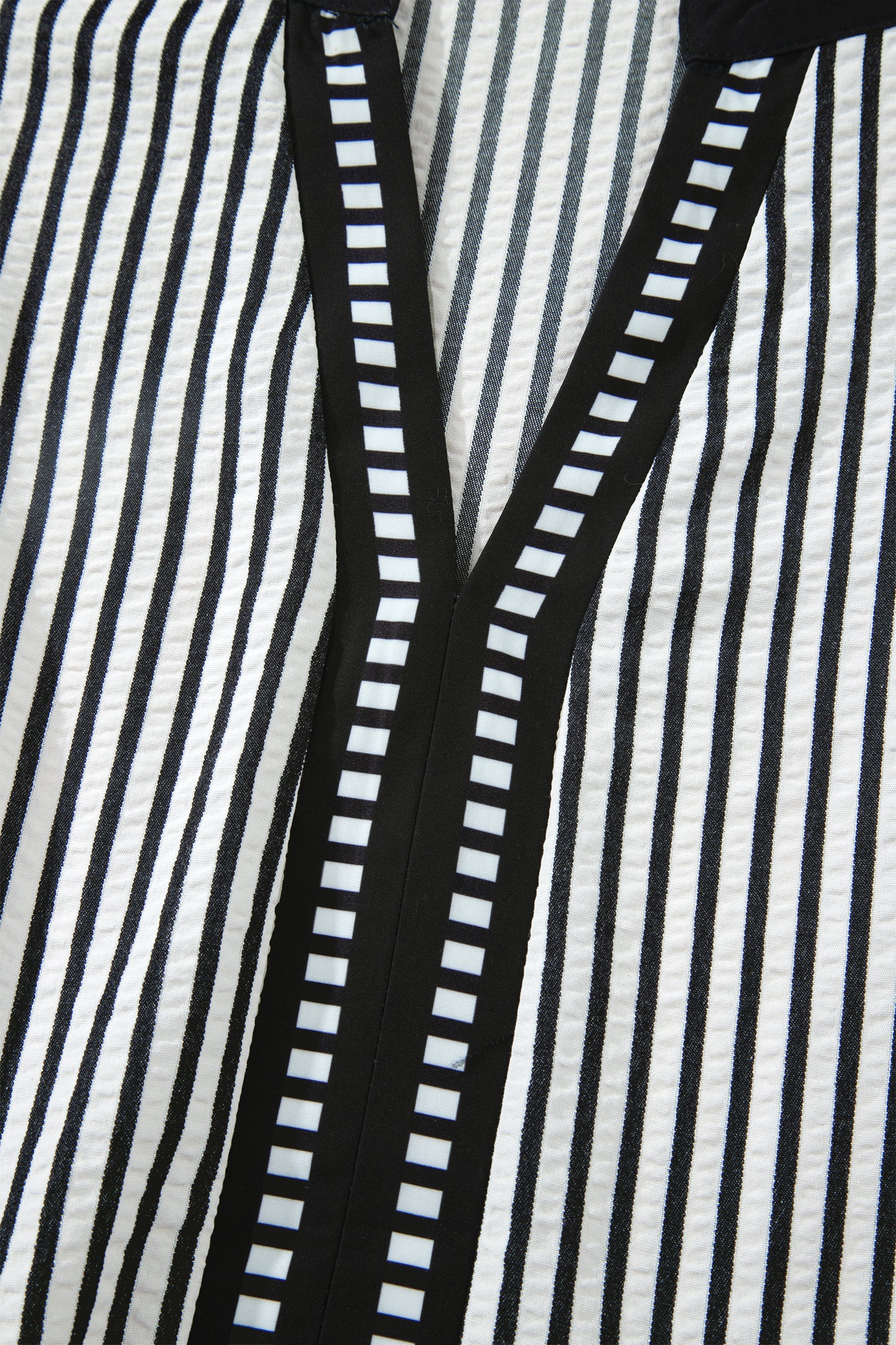 Plus Size Stripe Flutter Sleeve V-Neck Maxi Dress
