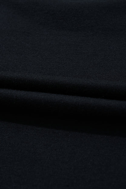 Plaid Patchwork High Waist Sweatshirt Mini Dress