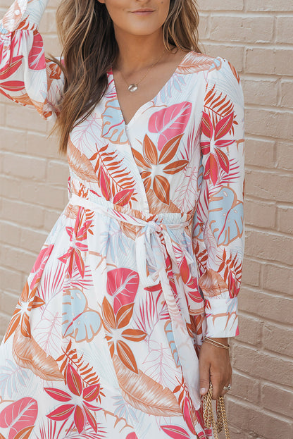 Floral Long Sleeve Maxi Dress