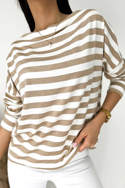 Stripe Long Sleeve Top