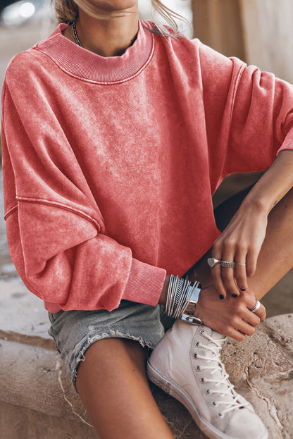 Drop Shoulder Crewneck Sweatshirt