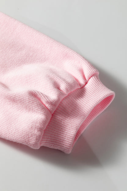 Valentine XOXO & Heart Embroidered Sweatshirt