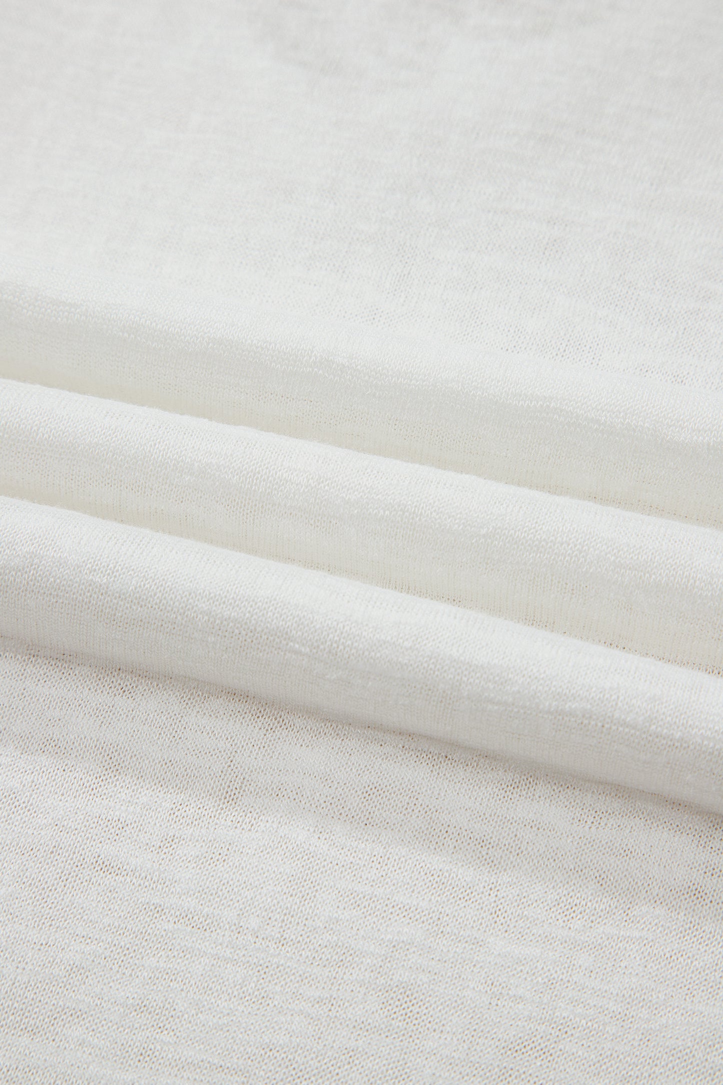 Solid Hollowed Lace Trim V-Neck T-Shirt