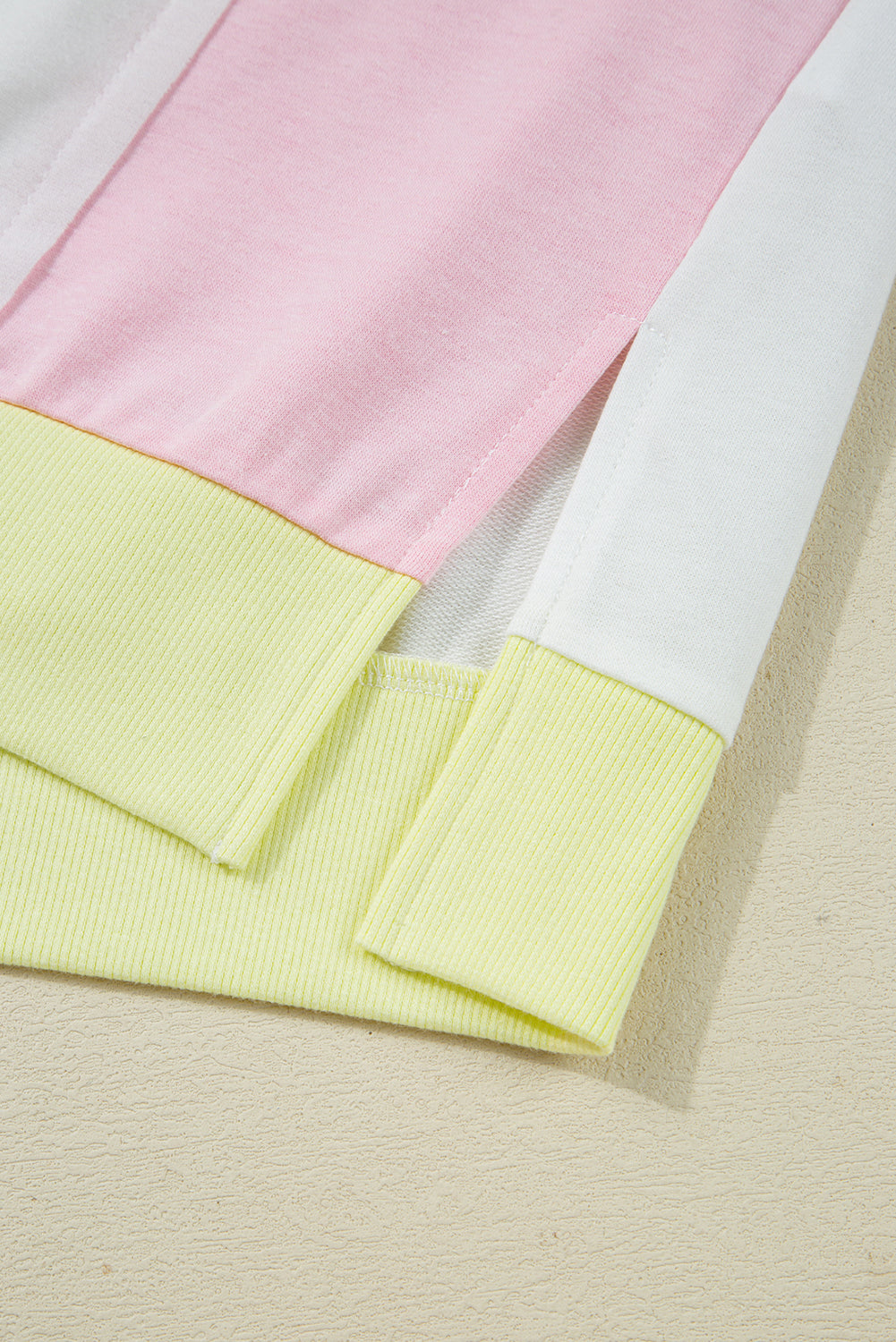 Floral Colorblock Patchwork Chest Pocket Long Sleeve Top