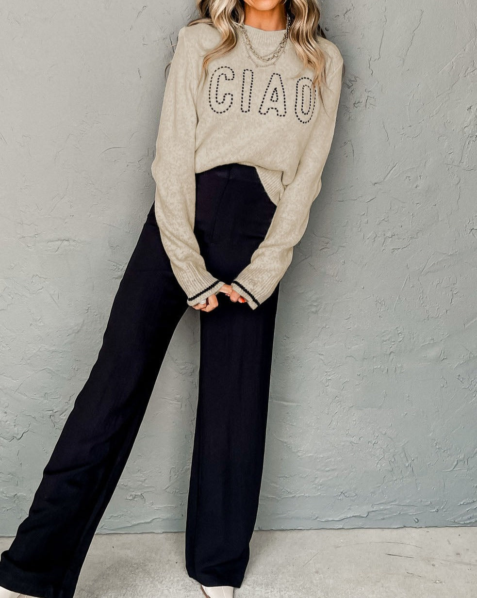 CIAO Crew Neck Sweater