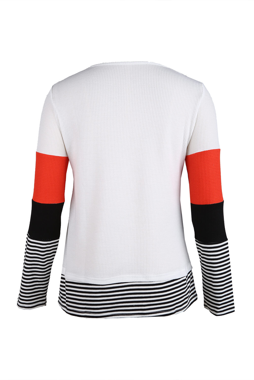 Colorblock Stripe Long Sleeve Top