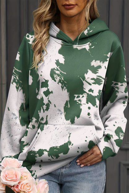 Tie Dye Kangaroo Pocket Hoodie