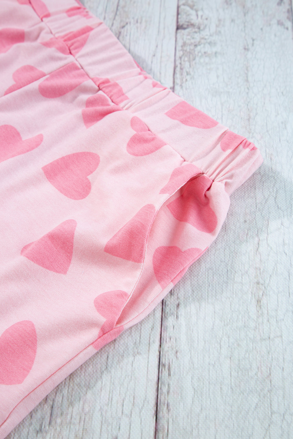Valentine Heart Top and Shorts Lounge Set
