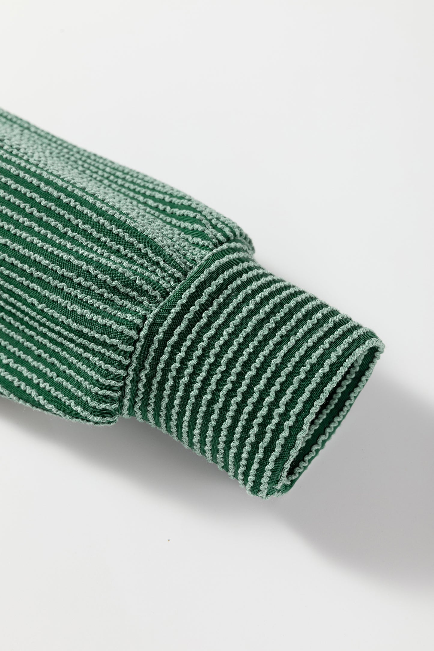 Christmas Merry Corded Knit Long Sleeve Top