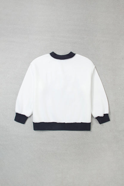 Plus Size Saved By Grace Mock Neck Sweatshirt