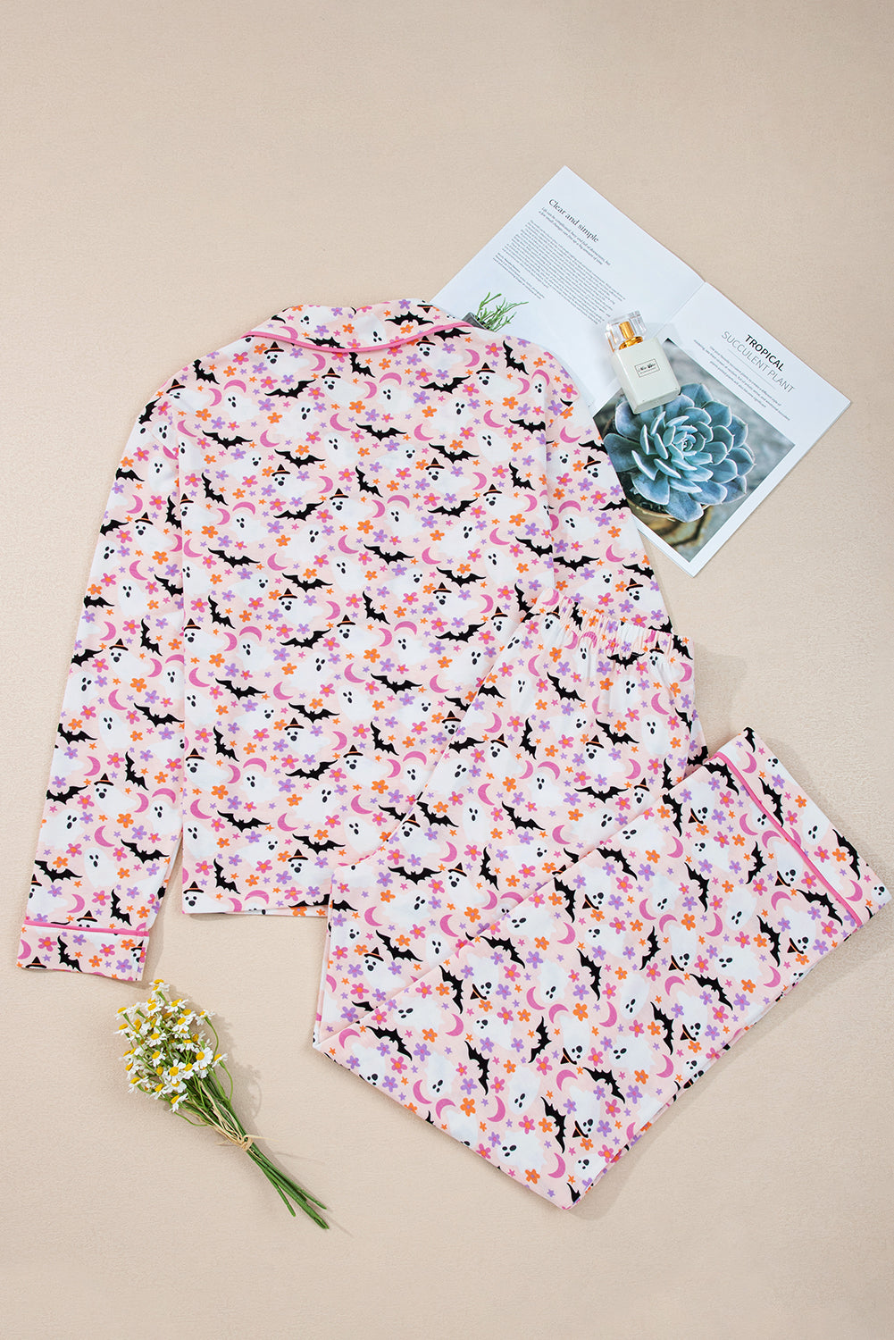 Halloween Haunted Honey Bat Pajama Set