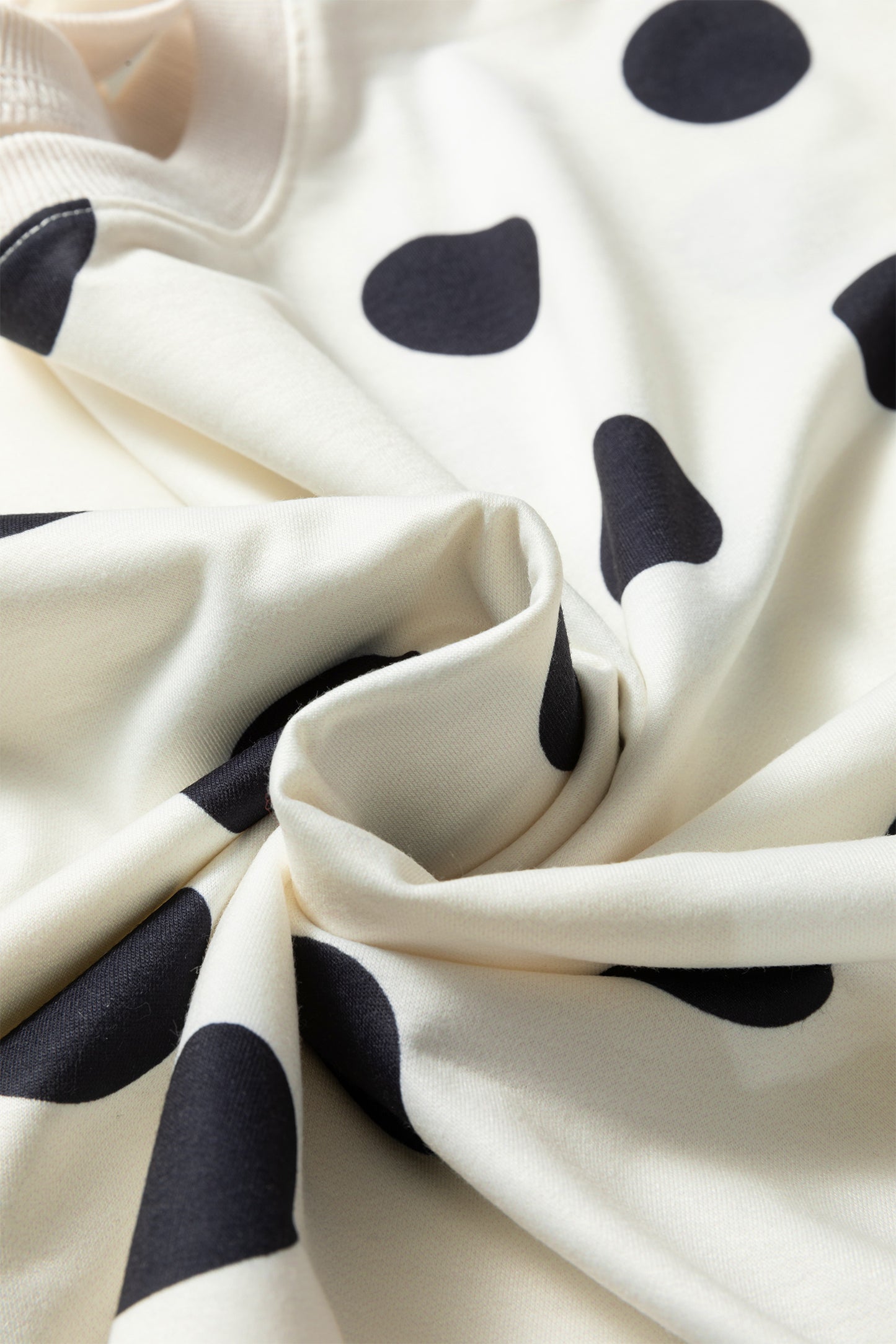 Polka Dot Pullover and Jogger Pants Set