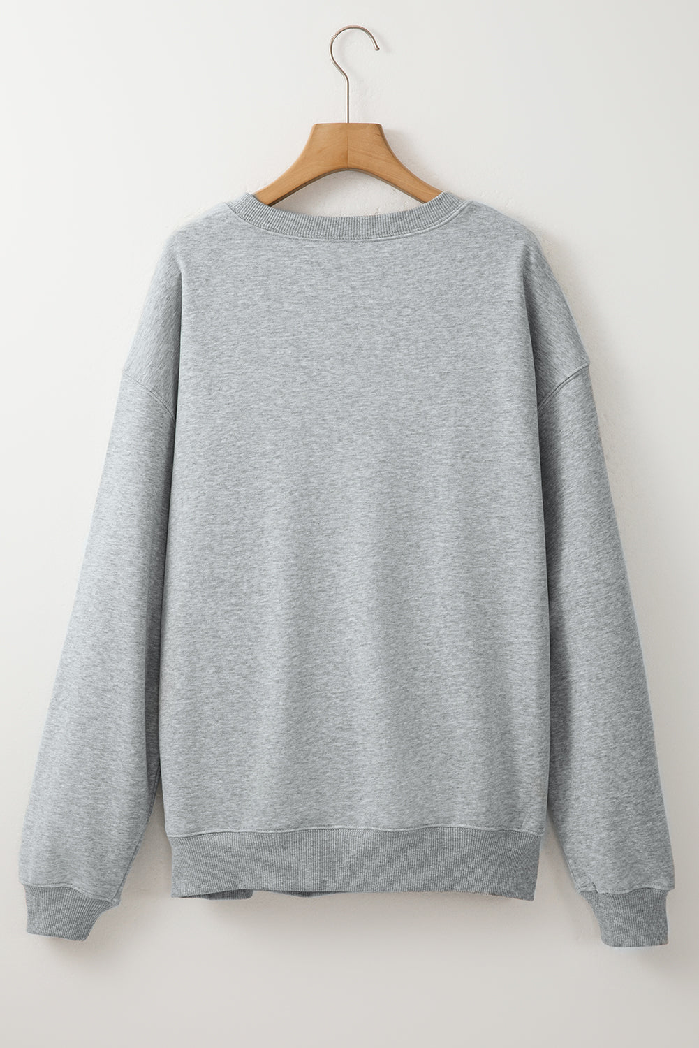 Solid Fleece Crewneck Sweatshirt